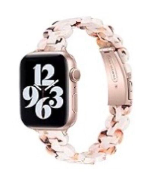 ② ヌガー柄 Apple Watch バンド コンパチブル 可愛い おしゃれ 女性向け レディース ベルト アクセサリー