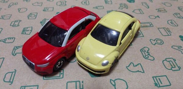 トミカ No33No111フォルクスワーゲンビートルアウディA1セット