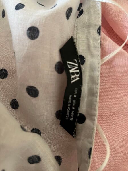 ZARA リネンシャツ リメイク用