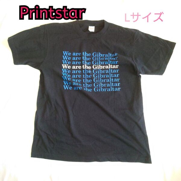 【古着美品】Printstar Gibraltar 半袖 プリントTシャツ 希少