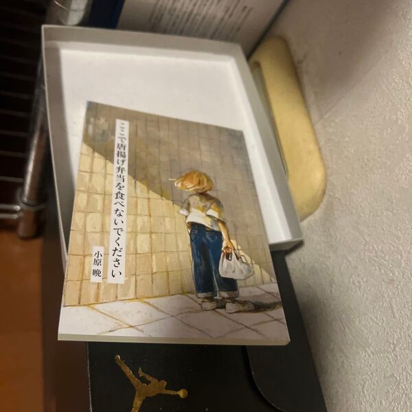 ここで唐揚げ弁当を食べないでください