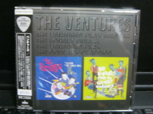 VENTURES ベンチャーズ / テレビ衛星に乗る & 西部に行く 帯付CD ヴェンチャーズ ノーキーエドワーズ メルテイラー ジェリーマッギー