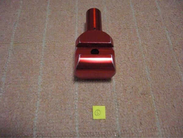 銭屋アルミ石突・ダイワ用・赤色(その⑤)・(巨鯉・大鯉・野鯉・石鯛用)