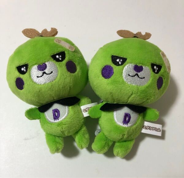 こダークみきゃん ぬいぐるみストラップ 2点セット