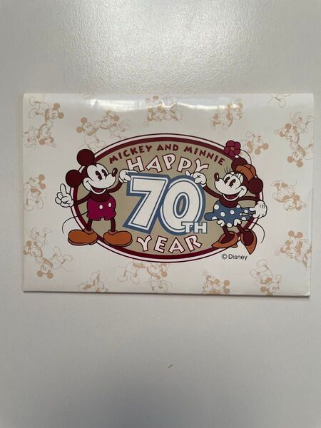 ディズニー ミッキーマウス&ミニーマウス 70周年記念 はがき 5枚セット