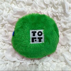 TOFT トフト ○△□ポーチ ○ポーチ ポーチ 小物入れ グリーン×ローズ