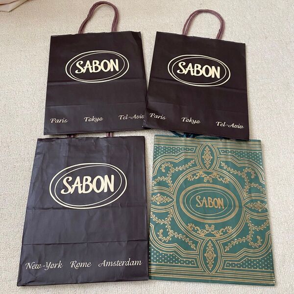 SABON ショッパー袋 4個セット