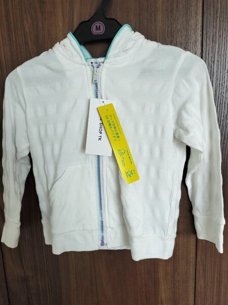 THE SHOP TKパーカー 長袖 110 綿100% UVカット 新品タグ付き 男の子