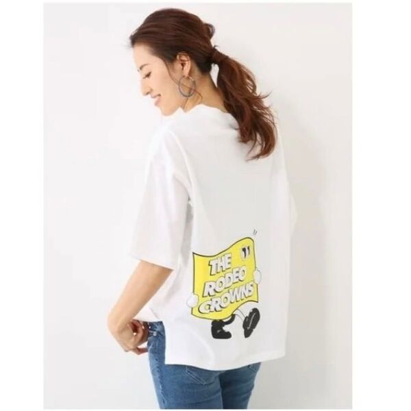 THE RODEO CROWNS キャラクターTシャツ ホワイト