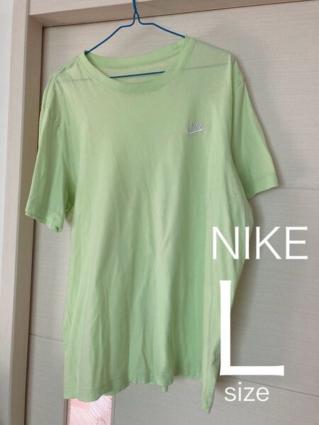 L【THE NIKE T シャツ】 半袖 黄緑 ランニング フィットネス ロゴ swoosh トレーニング スウッシュ