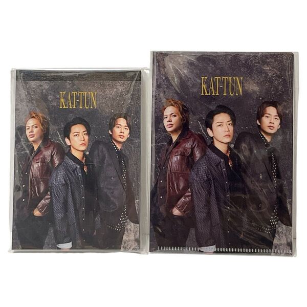 【未開封】KAT-TUN メモ帳とミニクリアファイルのセット 2021 亀梨くん 上田くん 中丸くん