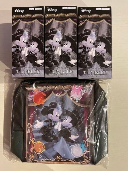Disney ミッキー&フレンズ ゴーストシップ バックパック ふた付きタンプラー 全4種セット