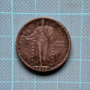 アメリカ古銭銀貨 25-1918