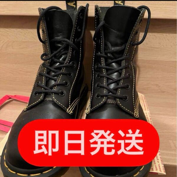 Dr. Martens 黒 レザー ワークブーツ