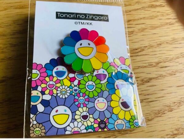 村上隆 お花ピンズ レインボー 新品未使用