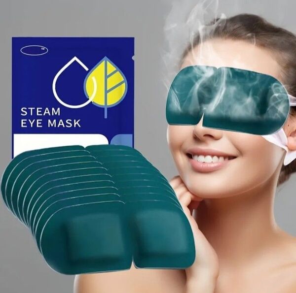 蒸気でアイマスク 【5枚】無香料 スチーム 疲れ目対策 睡眠用 旅行用品 温感 安眠 目元ケア クマ対策 めぐりズム カイロ