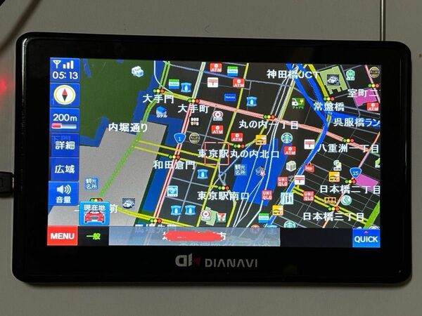 エンプレイス ポータブルナビ DIANAVI DT-Y308 カーナビ タッチパネル