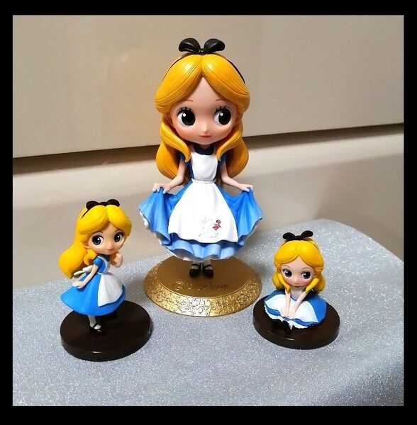 【値下げ不可】qposket ディズニー アリス フィギュア petit セット キューポスケット 不思議の国のアリス