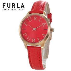フルラ 腕時計 FURLA オレンジレッド