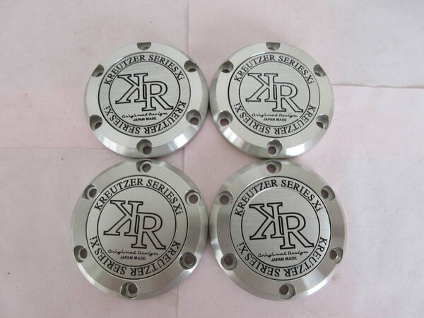 W245-2★綺麗★ヨコハマ クロイツァー KREUTZER SERIES Xi アルミホイール用センターキャップ中古4枚★外径約67/68mm
