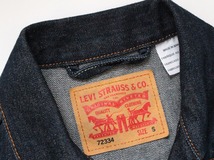 【 Levi's リーバイス 】3rdタイプ インディゴデニム トラッカー ジャケット S/日本サイズM 72334-0134 定価\11,880(税込) Gジャン_画像2