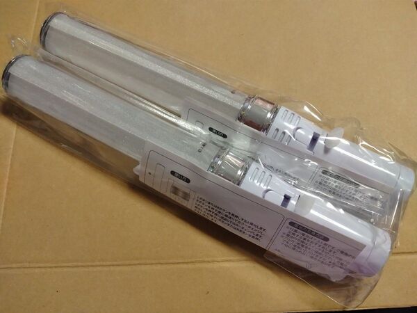 【新品/未開封】ペンライト 14色 2本セット ※電池未使用/説明書付き