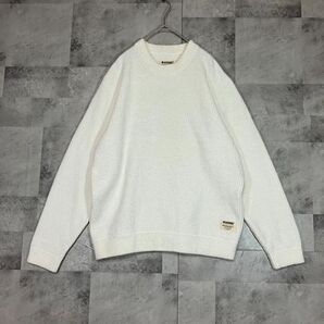 マジックナンバー M パイル生地トップス 長袖 もこもこ タグ クルーネック