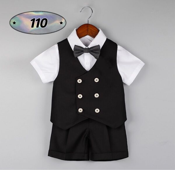 ☆新品☆フォーマル 男の子 セットアップ 入園式 結婚式 スーツ 110cm