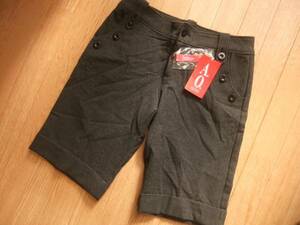  new goods a exist oo nisi*W70* dark gray stretch shorts 