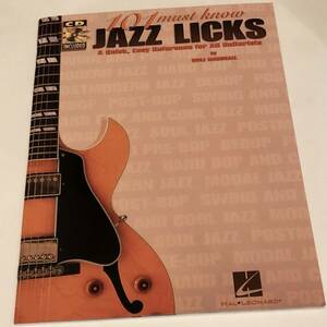 101 Must-Know Jazz Licks Wolf Marshall Jazz guitar manual / musical score / foreign book /CD attaching 