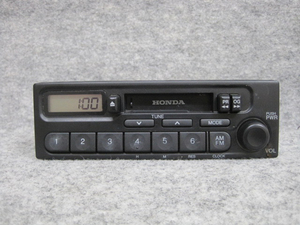ホンダ 純正 カセット テープ ラジオ オーディオ デッキ 39100-S2K-0030 PH-1617G-B AM FM 1DIN 0302551 4LT0