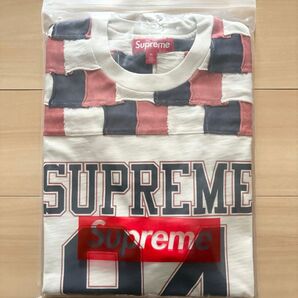 シュプリーム Patchwork Yoke Football Top 白M