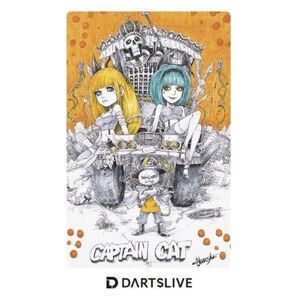 ダーツライブカード DARTSLIVE レア CAPTAIN CAT 猫 検索用 ダーツ祭り ブラックホールくじ