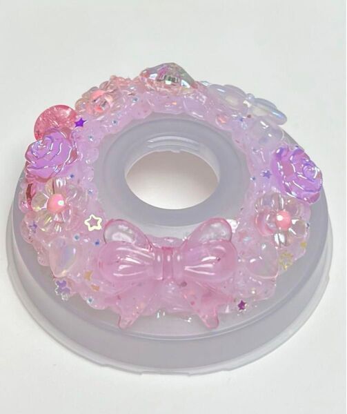 carat棒 デコ ピンク