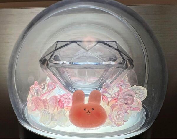 carat棒デコ ピンクうさぎ