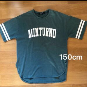 Tシャツ アメカジ こども服 レディース 150cm candy blue 半袖Tシャツ