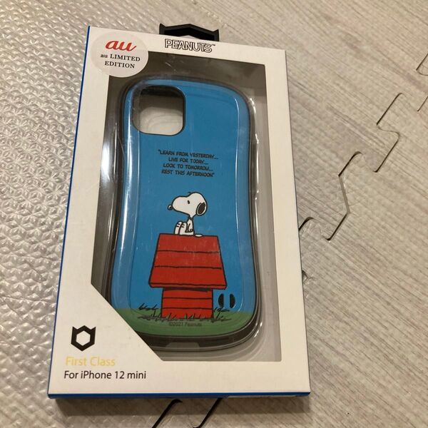 iFace First Class For iPhone12mini 犬小屋/青 未開封 auオリジナル