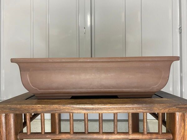 盆栽鉢 鳥泥 長方 寄せ植え 小品盆栽 真柏 雑木 多肉植物 山野草 草花 花 松盆栽 松柏 盆栽 園芸 ガーデニング 鉢 植木鉢