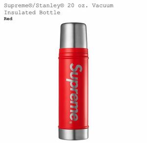 【新品】Supreme Stanley 20 oz. Vacuum Insulated Bottle Red 水筒 赤 ボトル スタンレー 19aw