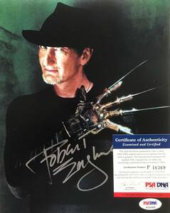 PSA/DNA judgment settled * genuine article * Robert * England [ A Nightmare on Elm Street ]freti- autograph autograph 