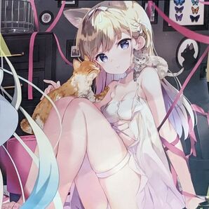 【正規品未開封】 C100 QP:flapper B2 タペストリー さくら小春 小原トメ太