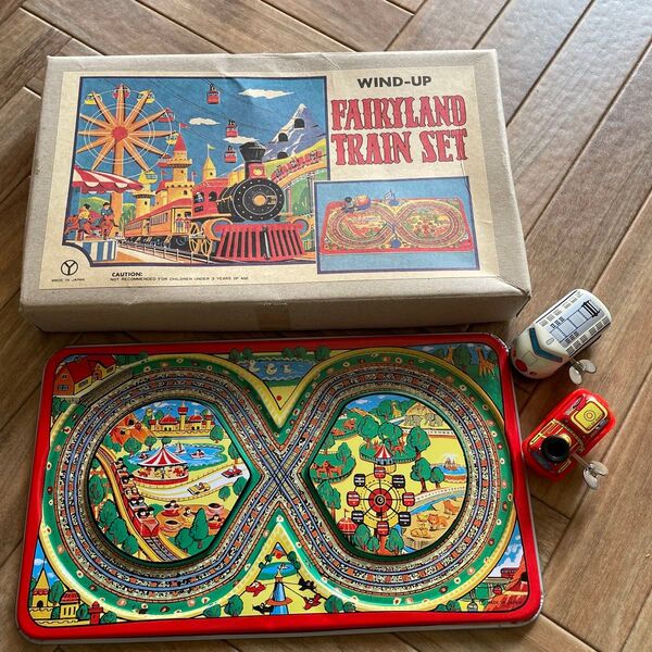 三幸製作所 Wind-up fairyland train set *訳あり