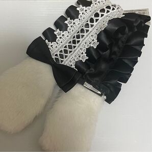 Avail アベイル ヘッドドレス ブラック ホワイト うさ耳 ロリィタ