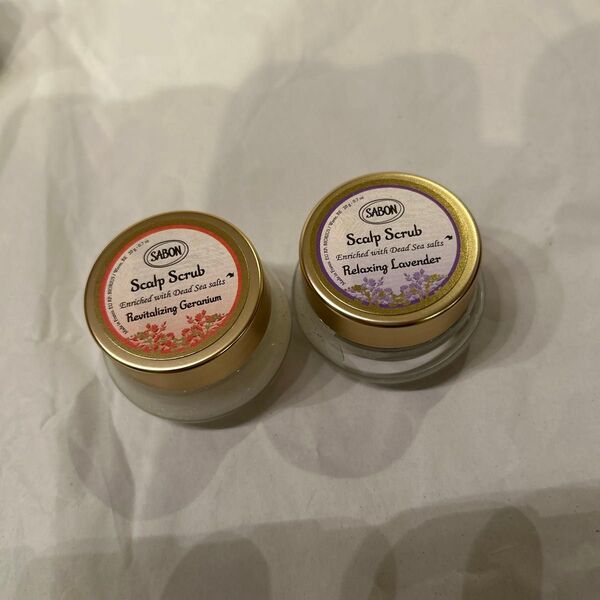 SABON サボン ヘッドスクラブ 20g ゼラニウム ラベンダー