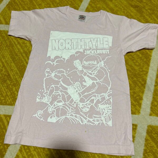 レディース Tシャツ プリント ピンク XS