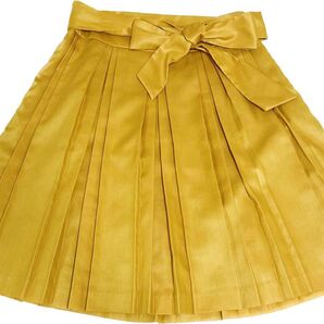 ミッシュマッシュ リボン付き スカート Sサイズ 膝丈スカート