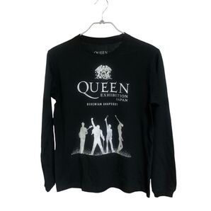 QUEENクイーン 長袖Tシャツ ロンT 黒 ブラック