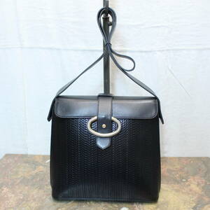 OLD Christian Dior LEATHER SHOULDER BAG MADE IN FRANCE/オールドクリスチャンディオールレザーショルダーバッグ