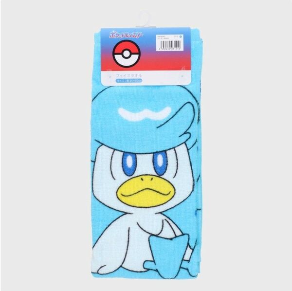 ポケモンフェイスタオル■クワッス■34×80㎝新品タグ取り外しなし綿100%吸水