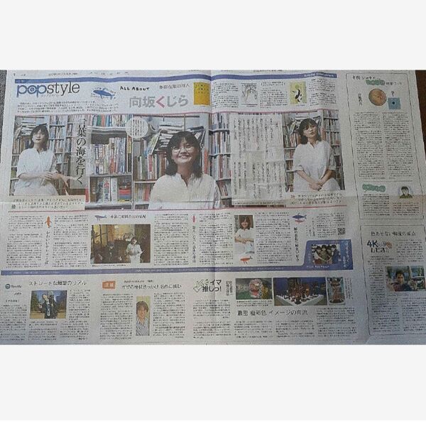 向坂くじら 新聞広告